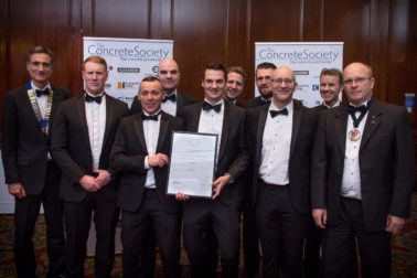FK Lowry secured the UK Infrastructure Award for “Construction Excellence” at the  NI Concrete Society Awards