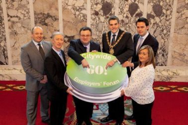 Government and business work together to support the unemployed