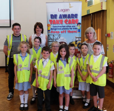 Lagan Construction Group visit Gilnahirk Primary School