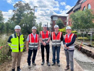 Charles Brand Welcomes CEF to Belfast Tidal Flood Alleviation Scheme